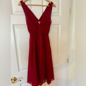 LK Bennett red dress